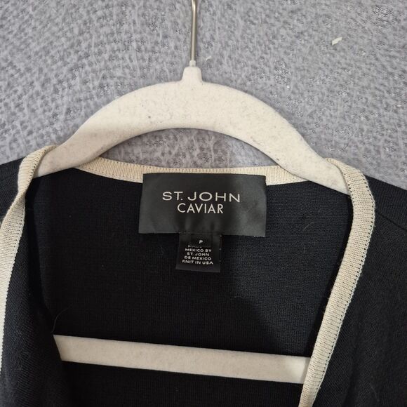 St. John Caviar Blazer Ladies P As Is *Read* - Picture 2 of 10